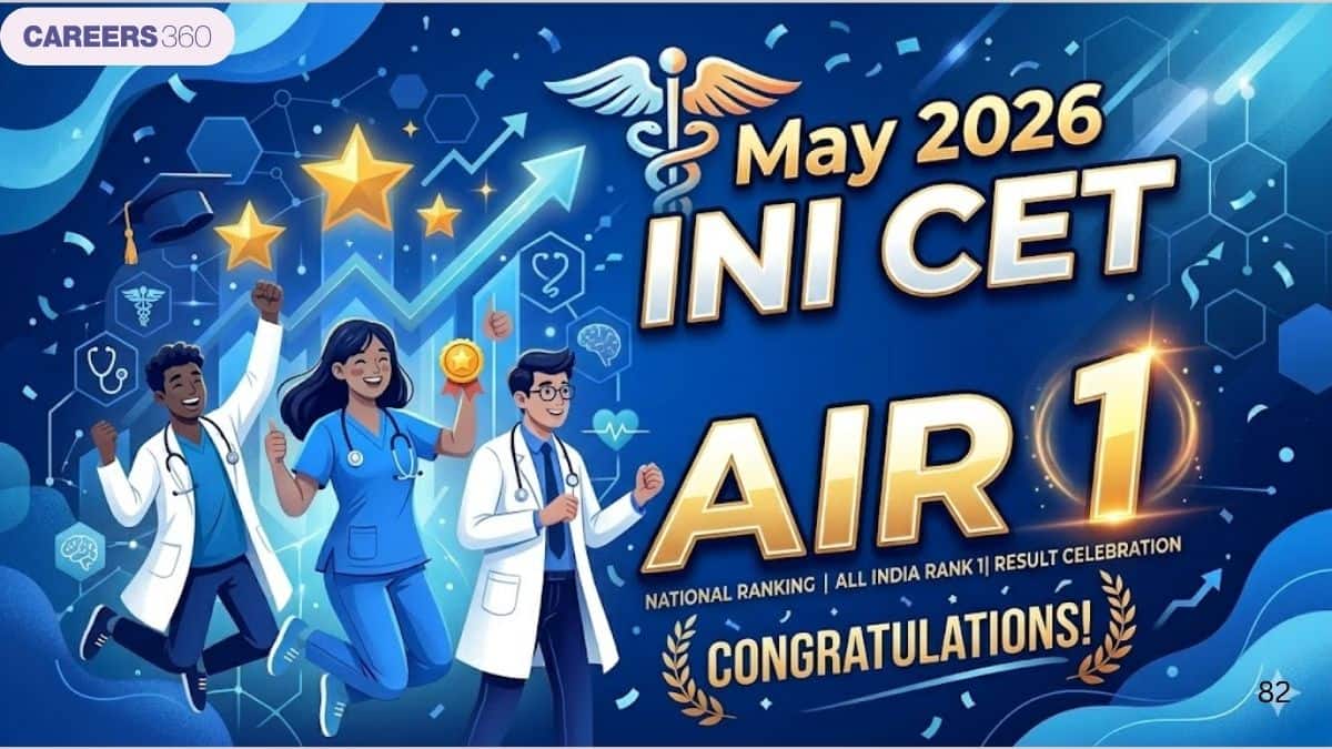 INI CET May 2026 AIR 1 - Topper Roll Number, Category, AIR, Percentile
